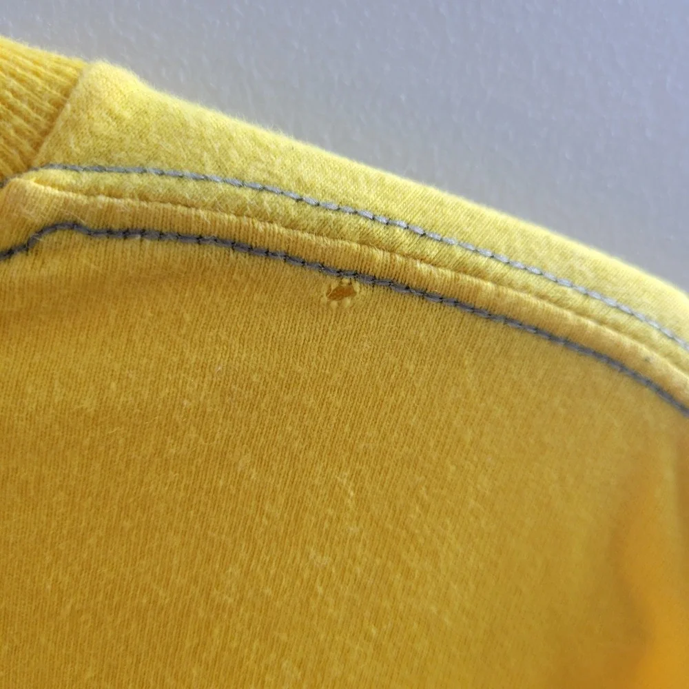 Vintage Y2K Nike Long Sleeve Shirt Men's‎ Size XL Yellow